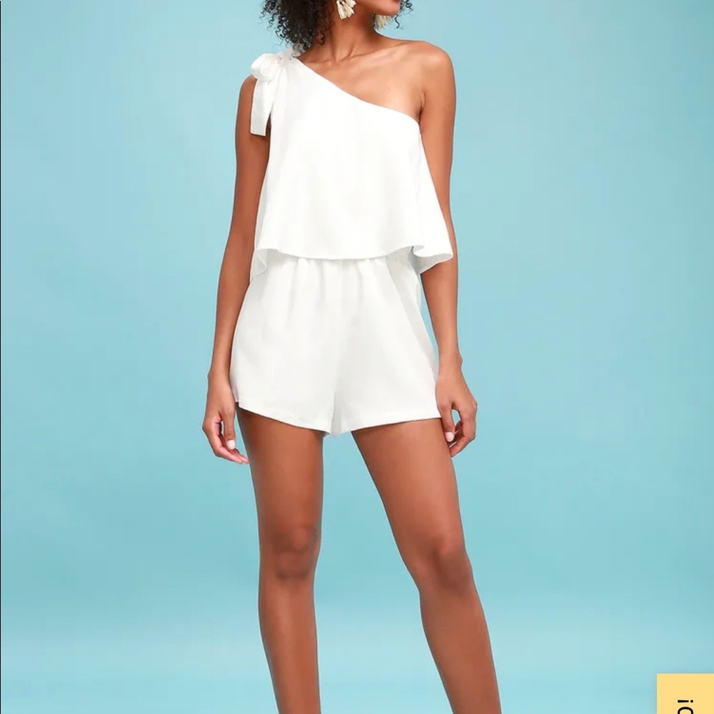 One Shoulder Romper